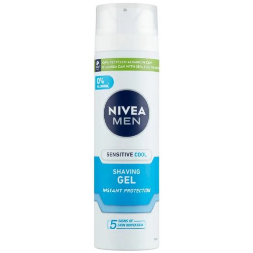Nivea borotvagél férfi 200 ml Sensitive Cooling