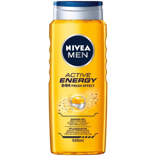 Nivea tusfürdő férfi 500 ml Active Energy