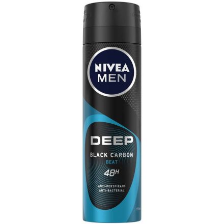 Nivea dezodor férfi 150 ml Deep Black Carbon Beat