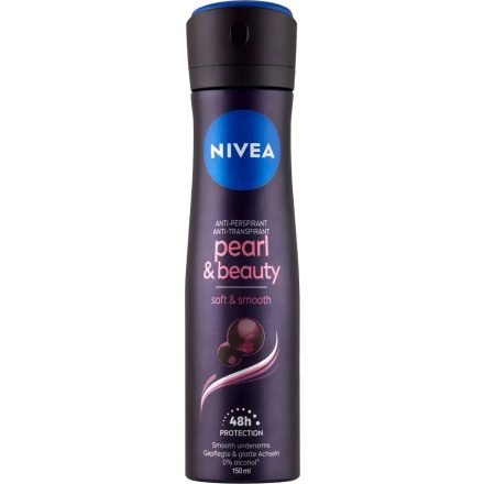 Nivea dezodor 150 ml Pearl&Beauty Soft&Smooth Black pearls 0% Alcohol