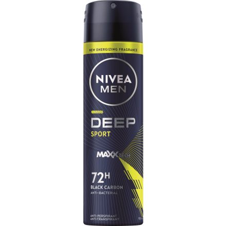 Nivea dezodor férfi 150 ml Deep Black Carbon Sport