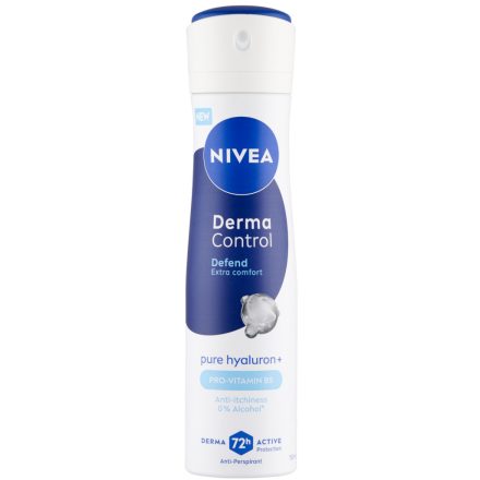 Nivea dezodor 150 ml Derma Control Defend Pure Hyaluron+ 0% Alcohol