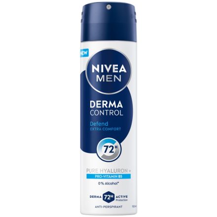 Nivea dezodor férfi 150 ml Derma Control Defend Extra Comfort 0% Alcohol